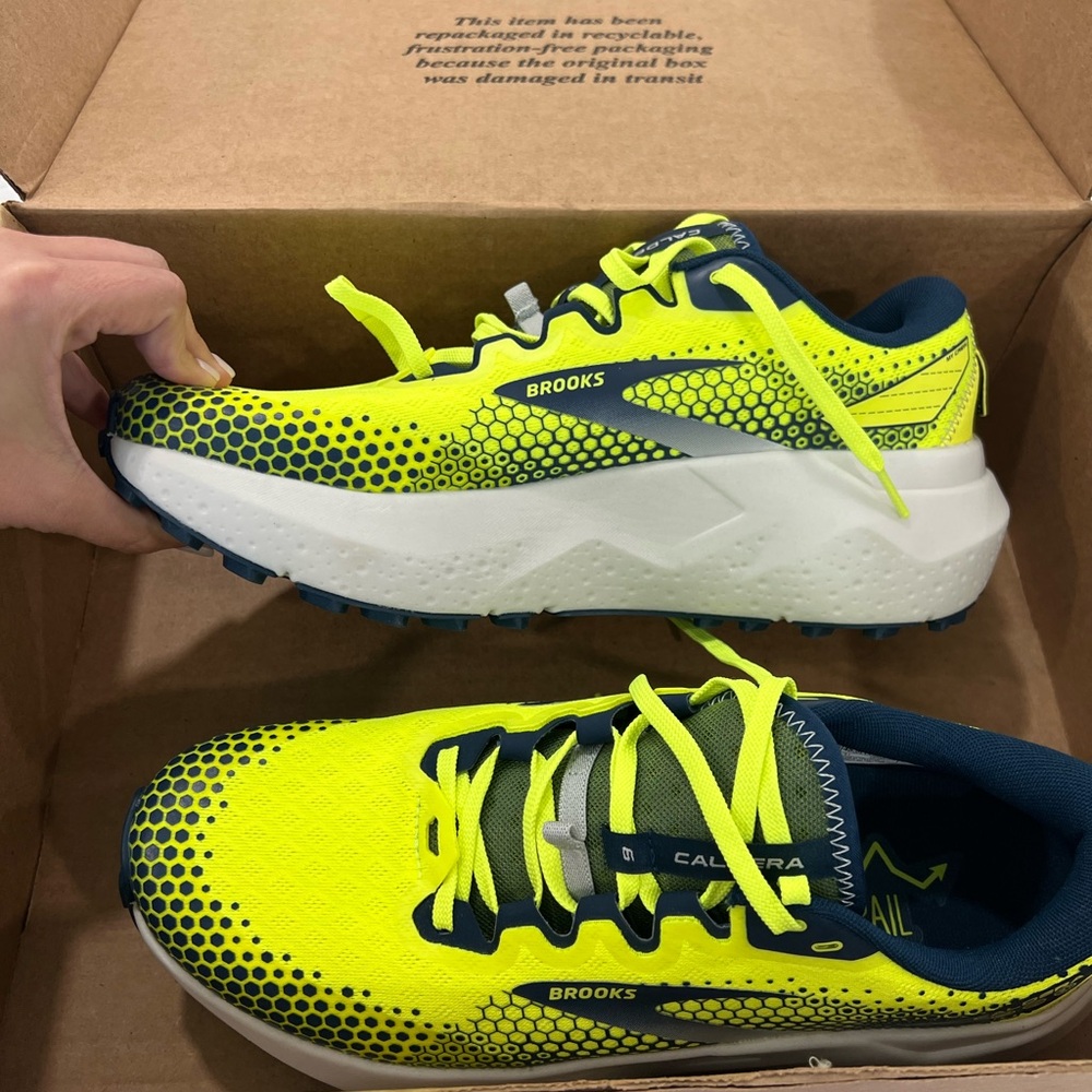 MEN'S BROOKS CALDERA 6 TRAIL RUNNING SHOES size 11.5